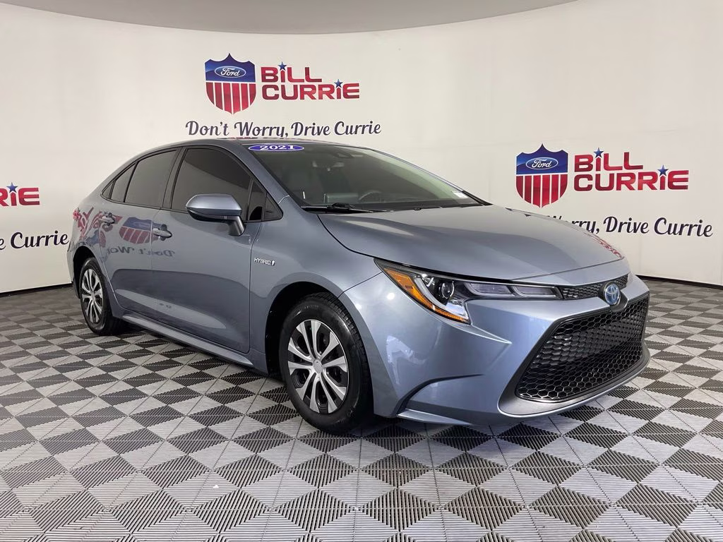 2021 Celestite Toyota Corolla Hybrid LE FWD Sedan
