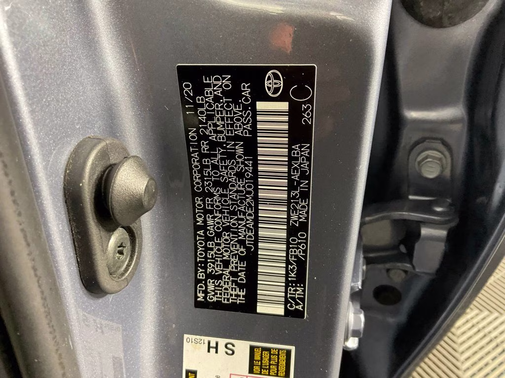 2021 Celestite Toyota Corolla Hybrid LE FWD Sedan