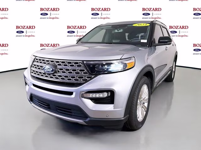2023 Silver Metallic Ford Explorer Limited RWD SUV