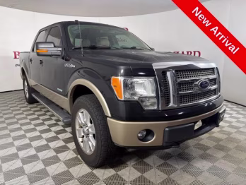 2012 Black Ford F-150 Lariat 4X4 Truck