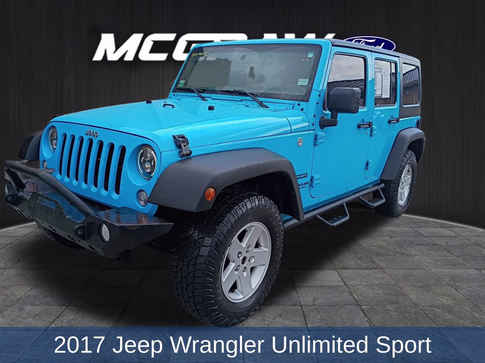 2017 Clearcoat Jeep Wrangler Unlimited Sport 4X4 SUV