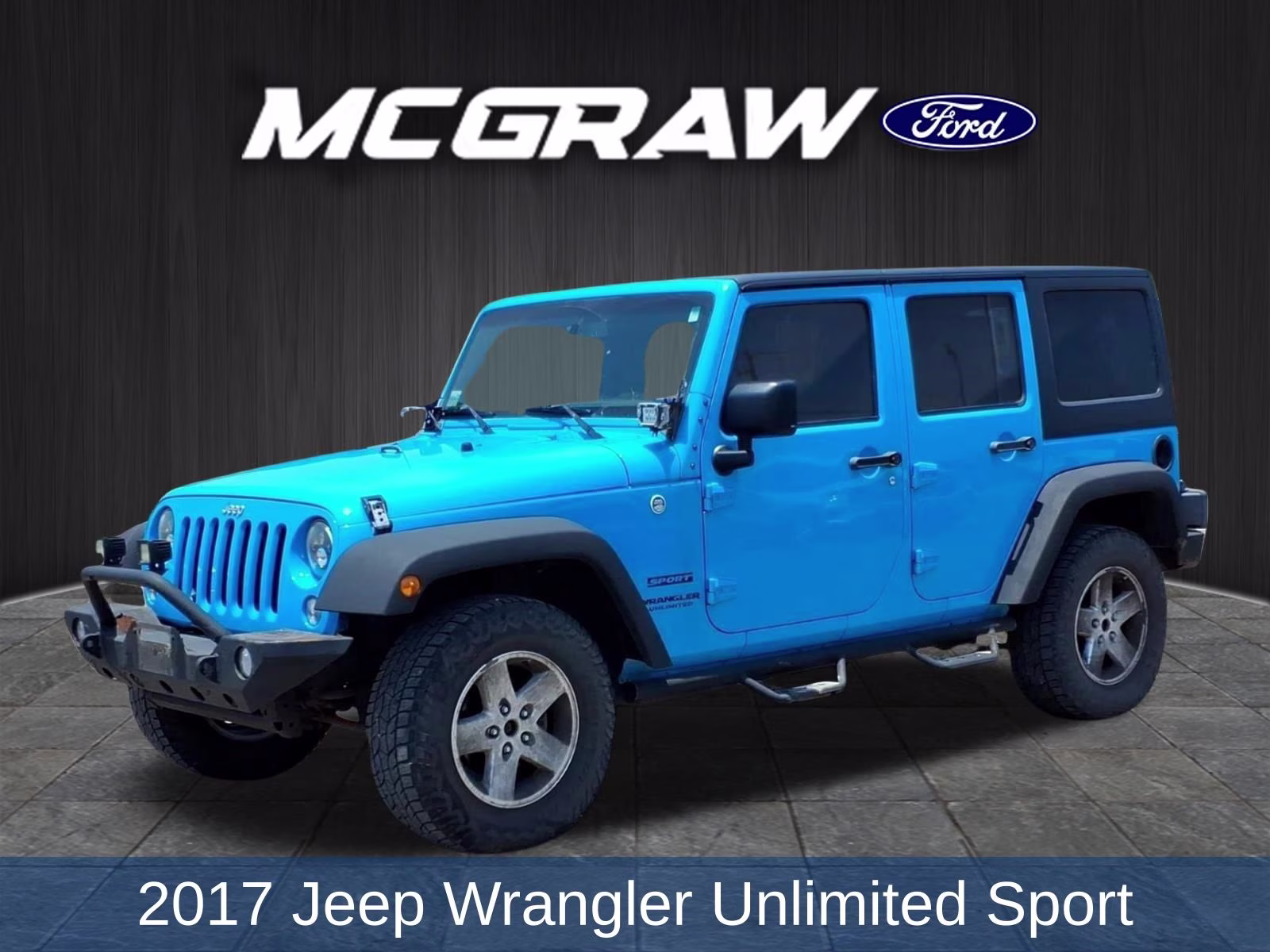 2017 Clearcoat Jeep Wrangler Unlimited Sport 4X4 SUV