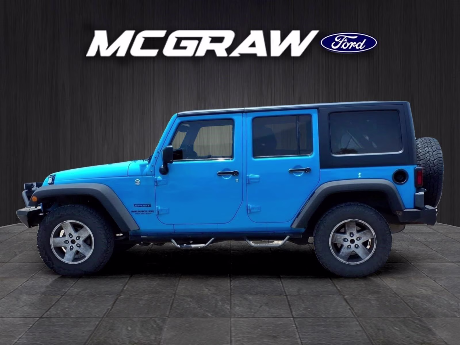 2017 Clearcoat Jeep Wrangler Unlimited Sport 4X4 SUV