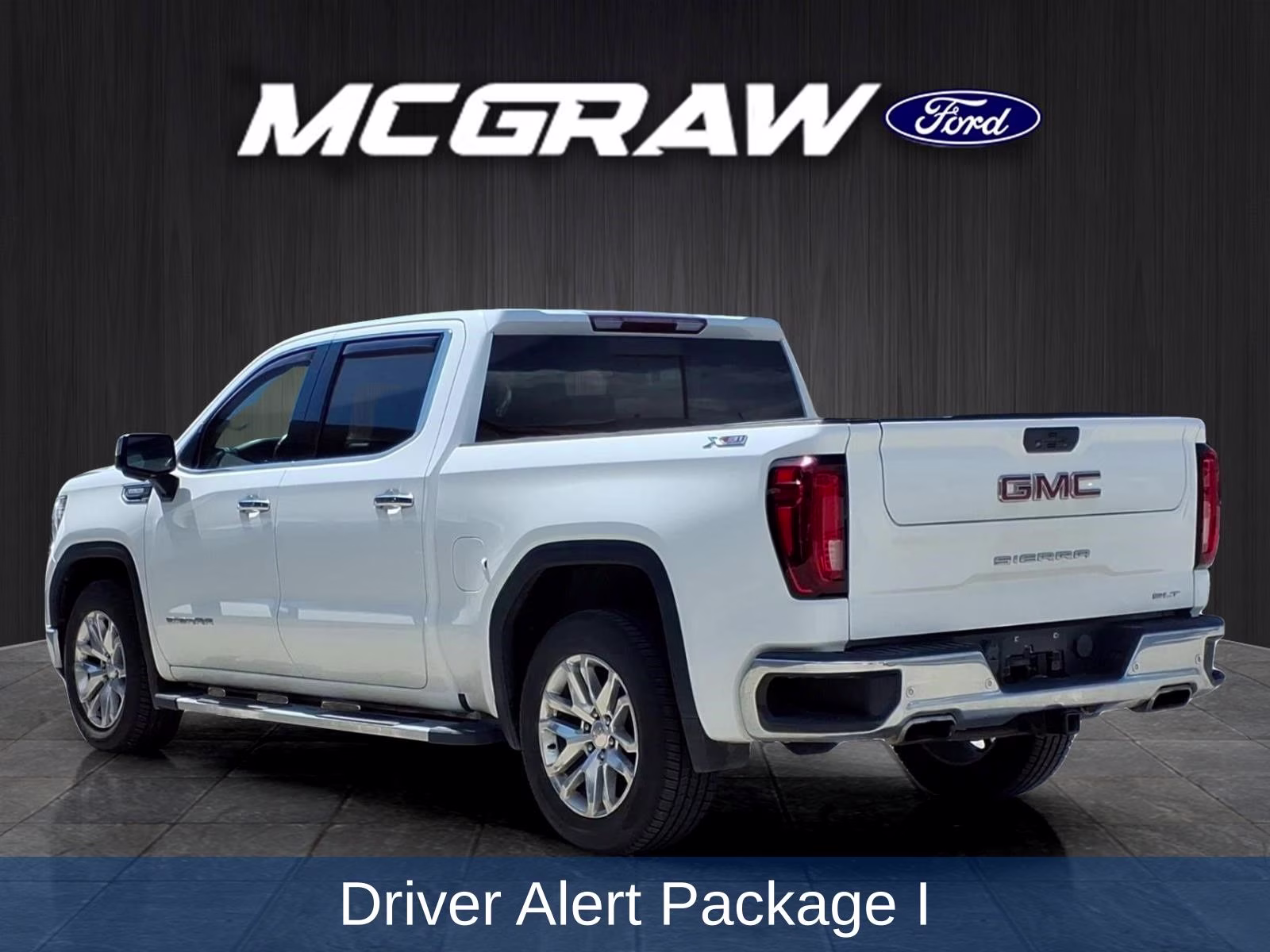 2021 Summit White GMC Sierra 1500 SLT 4X4 Truck