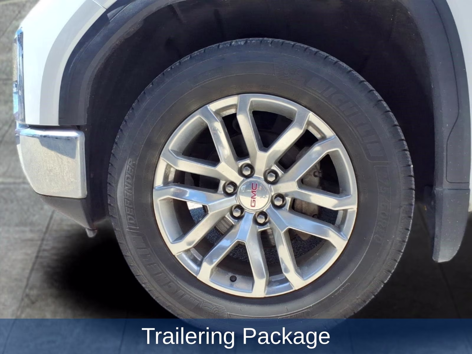 2021 Summit White GMC Sierra 1500 SLT 4X4 Truck