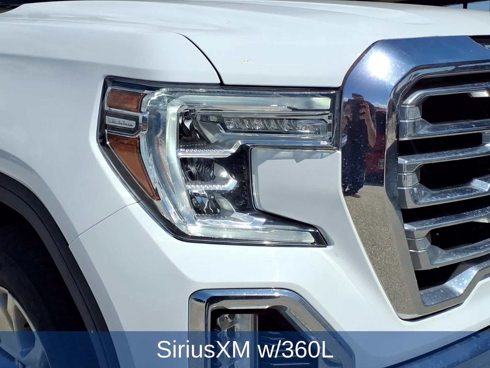 2021 Summit White GMC Sierra 1500 SLT 4X4 Truck