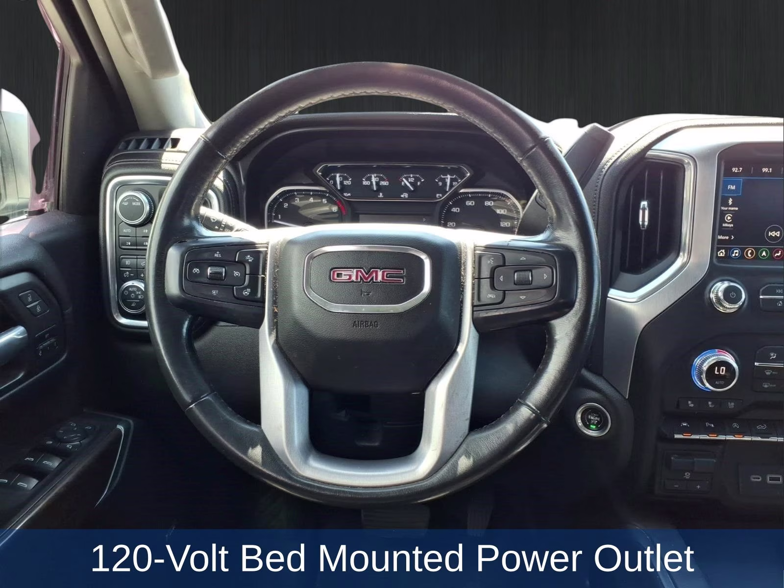 2021 Summit White GMC Sierra 1500 SLT 4X4 Truck