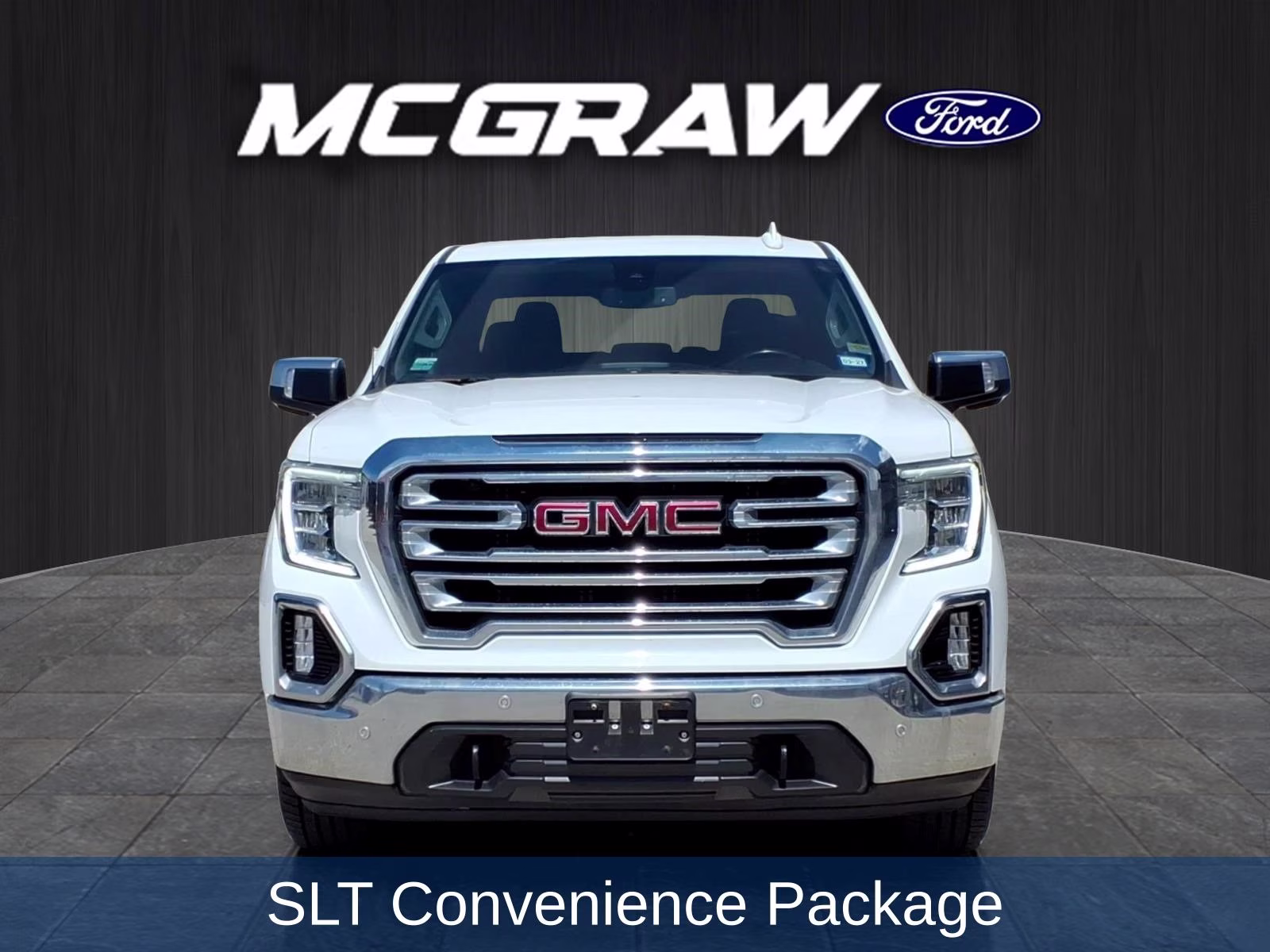 2021 Summit White GMC Sierra 1500 SLT 4X4 Truck