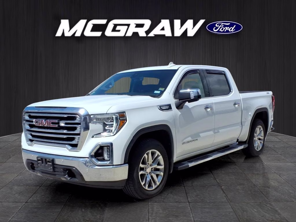 2021 SUMMIT WHITE GMC Sierra SLT 4X4 Truck