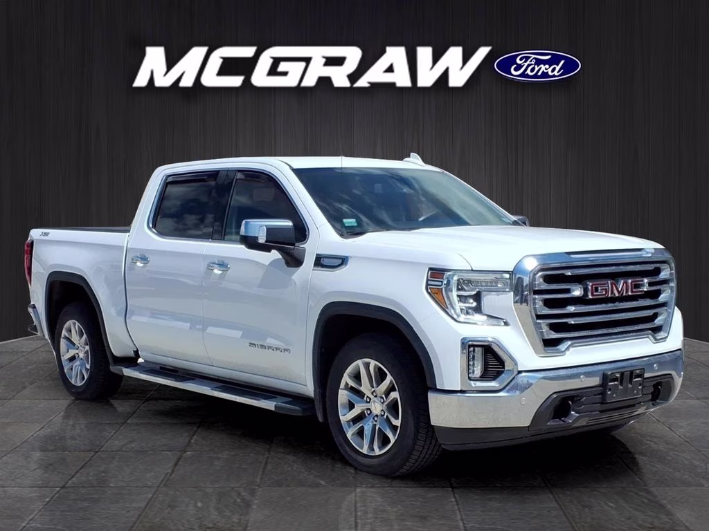 2021 SUMMIT WHITE GMC Sierra SLT 4X4 Truck