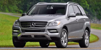2013 White Mercedes-Benz M-Class ML 350 AWD SUV