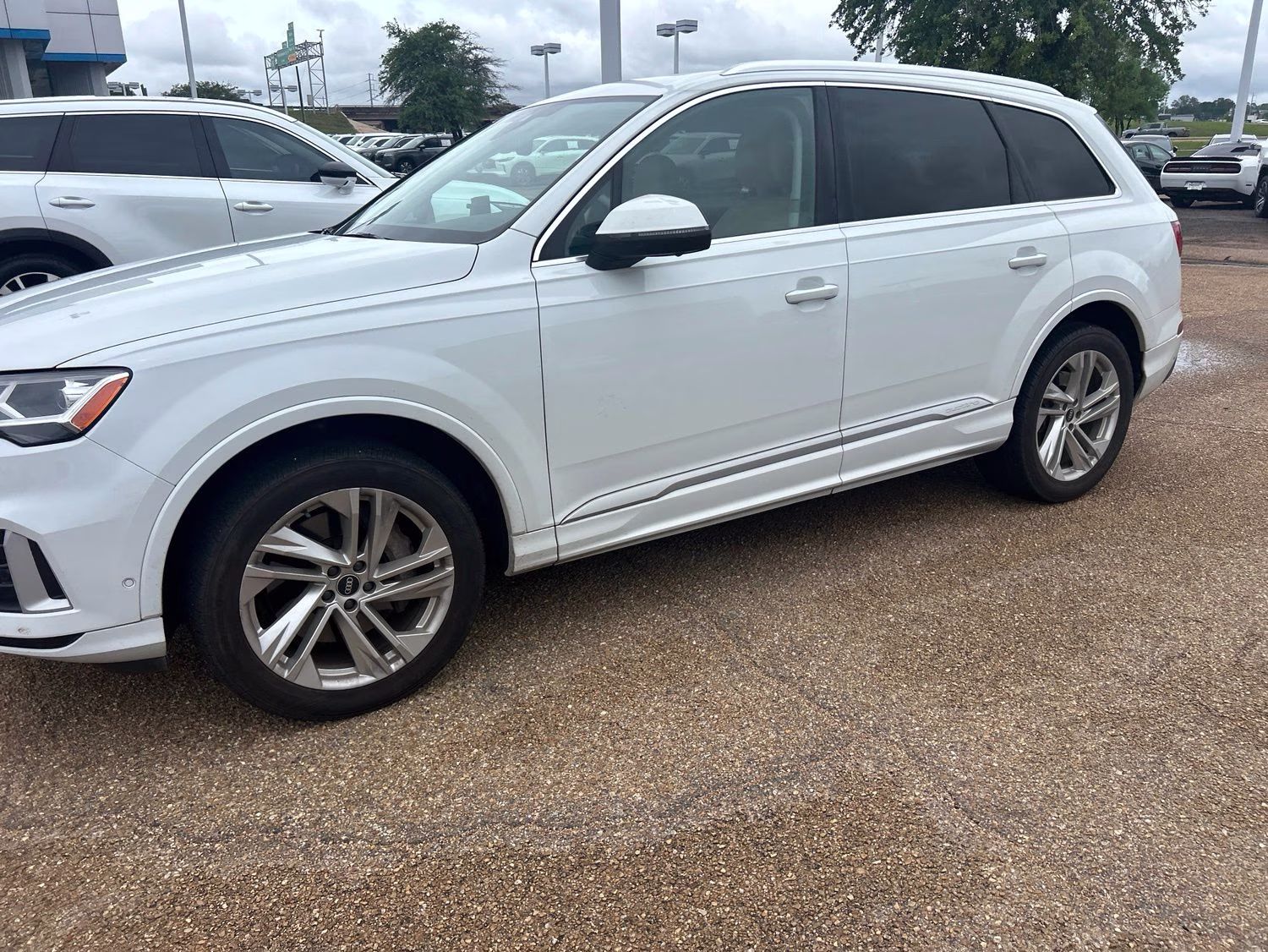 2021 Glacier White Audi Q7 45 Premium Plus AWD SUV