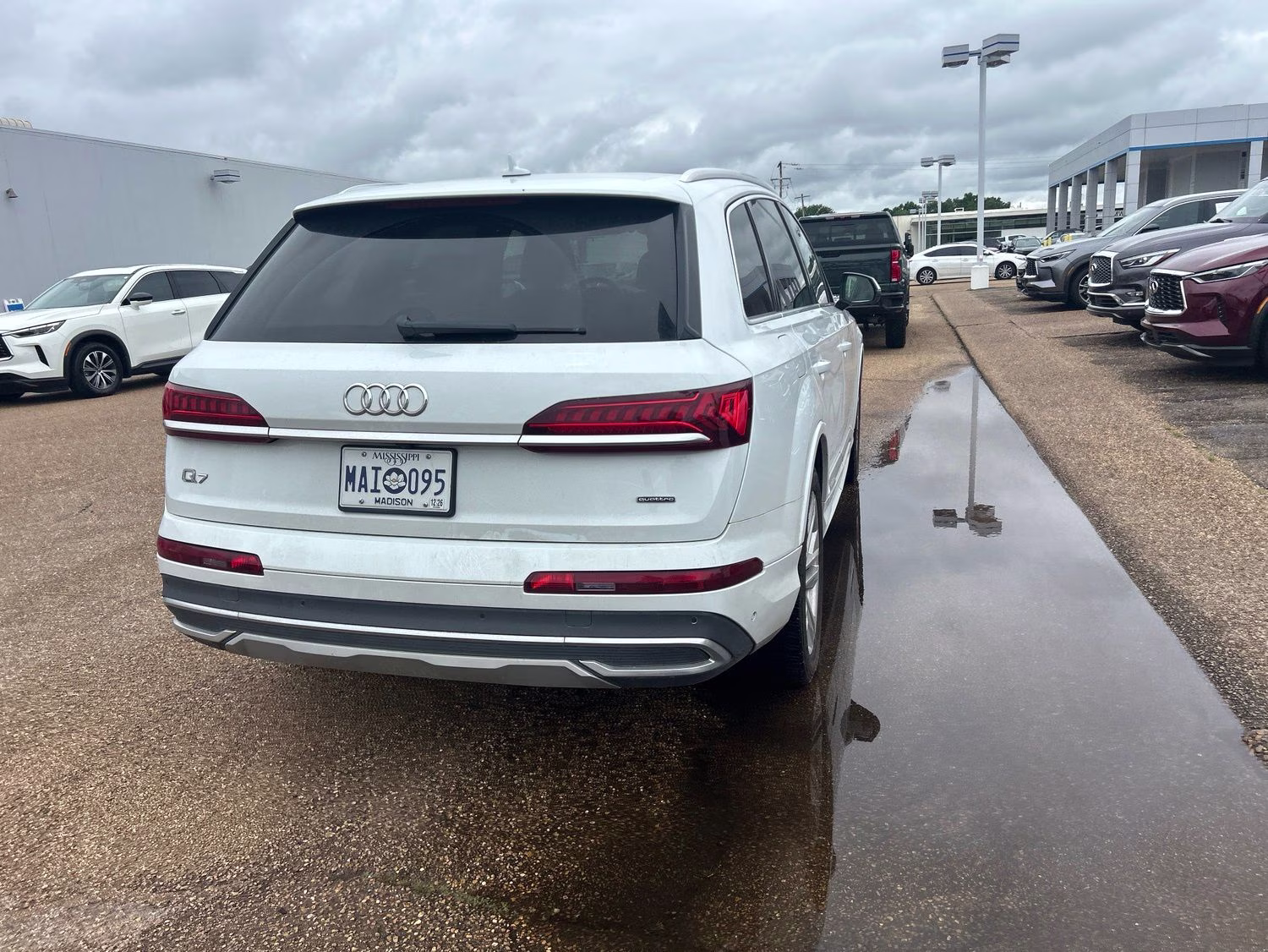 2021 Glacier White Audi Q7 45 Premium Plus AWD SUV