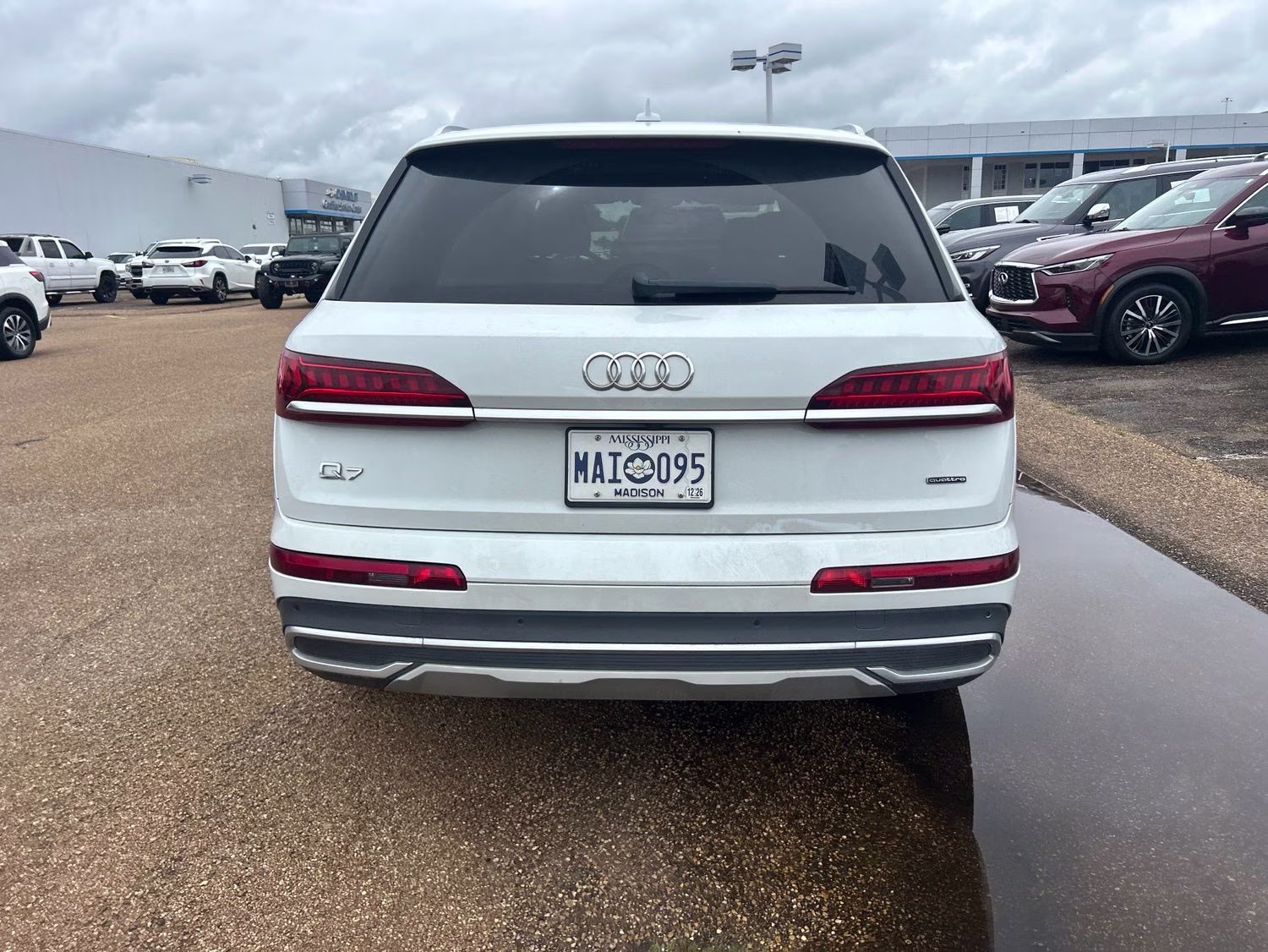2021 Glacier White Audi Q7 45 Premium Plus AWD SUV