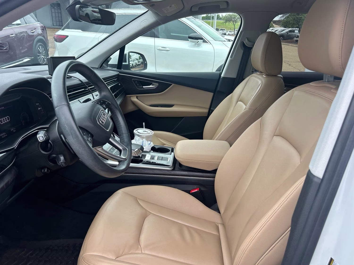 2021 Glacier White Audi Q7 45 Premium Plus AWD SUV