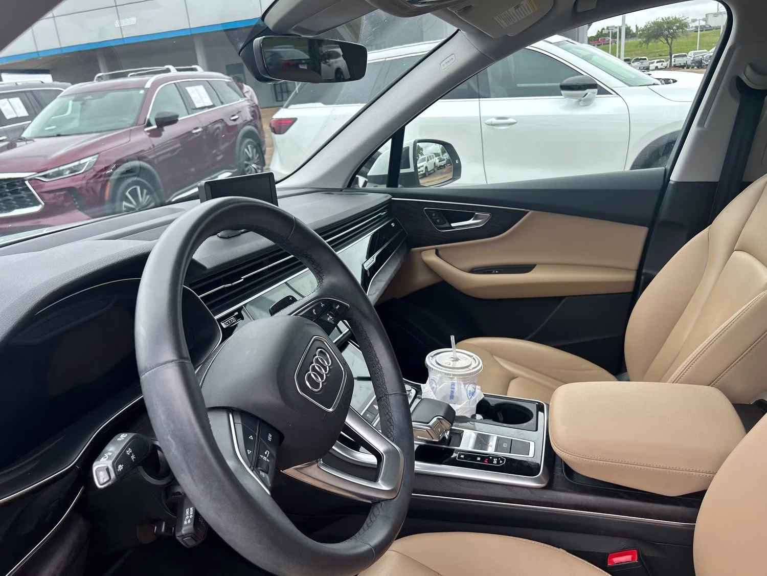 2021 Glacier White Audi Q7 45 Premium Plus AWD SUV