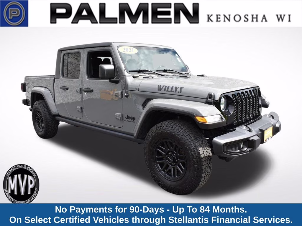 2021 Sting-Gray Clearcoat Jeep Gladiator Willys 4X4 Truck