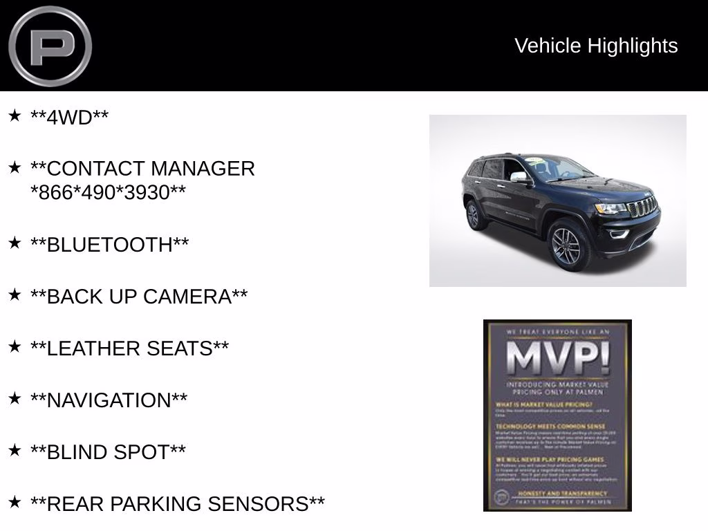 2022 Diamond Black Crystal Pearlcoat Jeep Grand Cherokee WK Limited 4X4 SUV