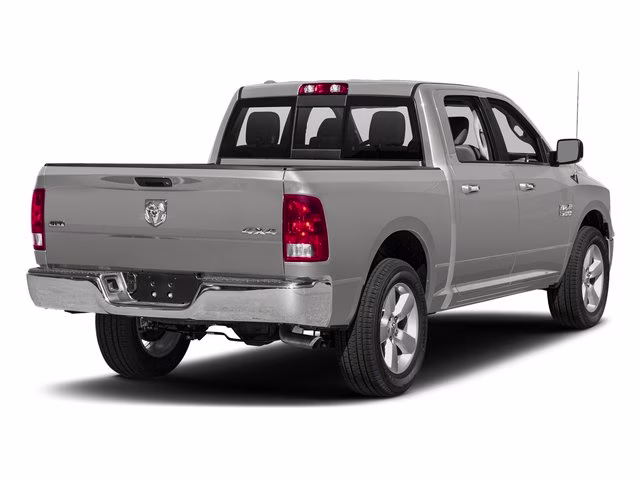 2017 Bright Silver Metallic Clearcoat Ram 1500 Big Horn 4X4 Truck