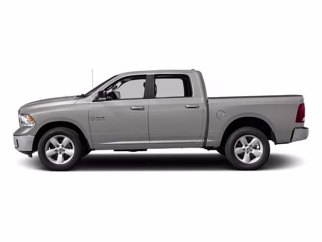 2017 Bright Silver Metallic Clearcoat Ram 1500 Big Horn 4X4 Truck