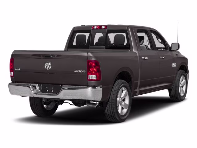 2017 Bright Silver Metallic Clearcoat Ram 1500 Big Horn 4X4 Truck