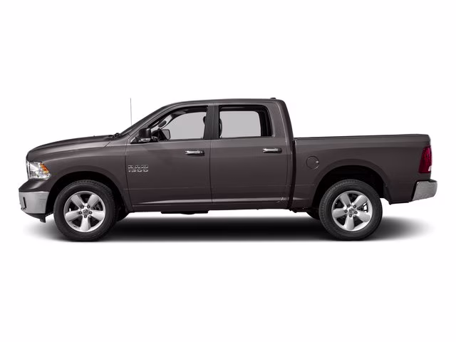 2017 Bright Silver Metallic Clearcoat Ram 1500 Big Horn 4X4 Truck