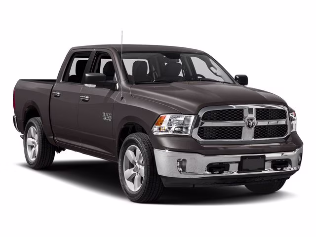 2017 Bright Silver Metallic Clearcoat Ram 1500 Big Horn 4X4 Truck