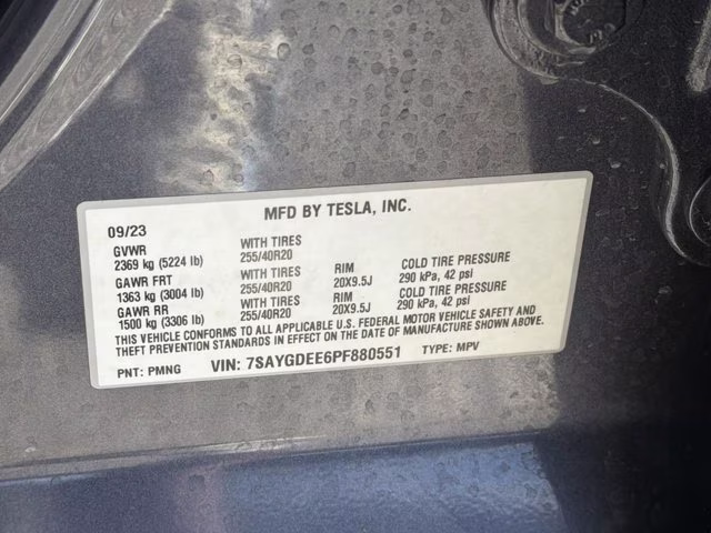 2023 Midnight Silver Metallic Tesla Model Y Long Range AWD SUV