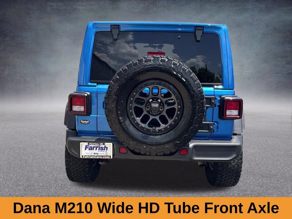 2022 Hydro Blue Pearl Coat Jeep Wrangler Unlimited High Tide 4X4 SUV