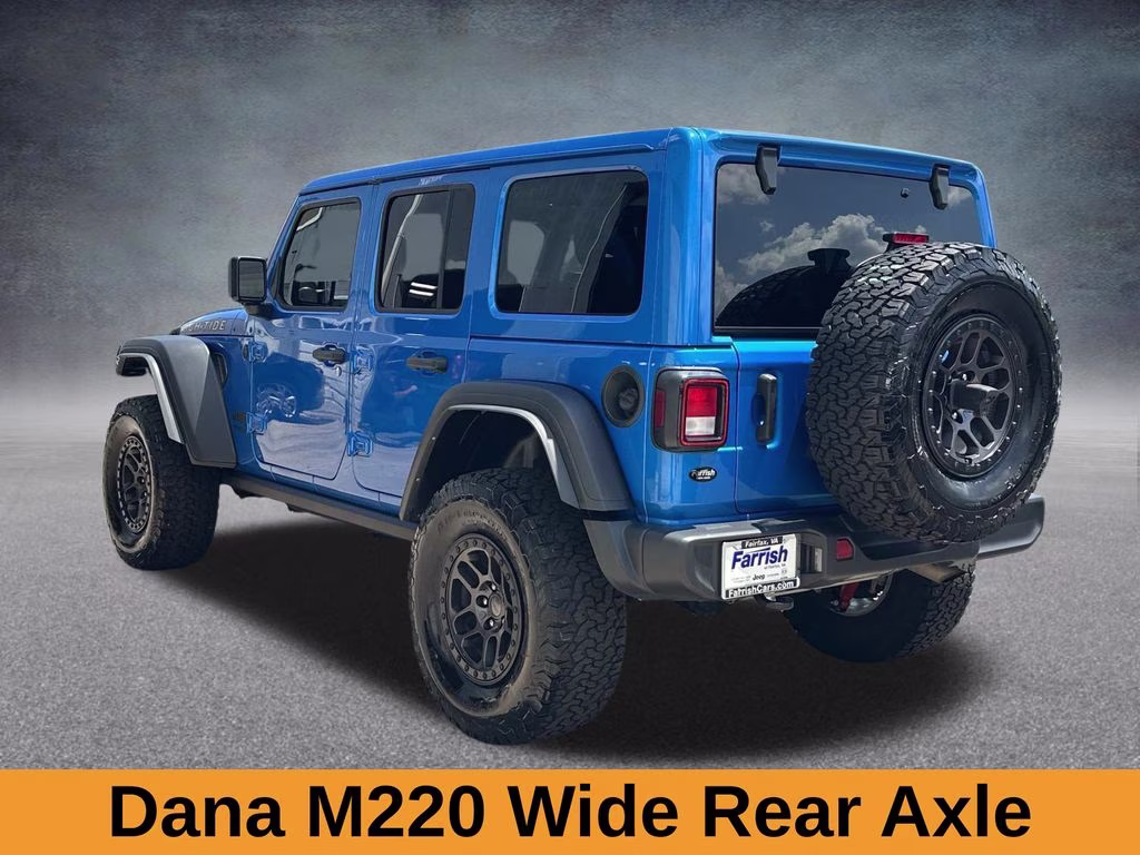 2022 Hydro Blue Pearl Coat Jeep Wrangler Unlimited High Tide 4X4 SUV