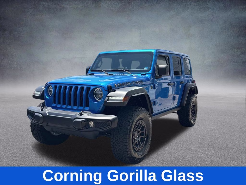 2022 Hydro Blue Pearl Coat Jeep Wrangler Unlimited High Tide 4X4 SUV
