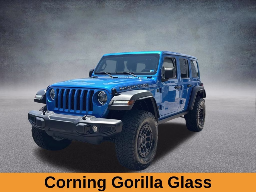 2022 Hydro Blue Pearl Coat Jeep Wrangler Unlimited High Tide 4X4 SUV