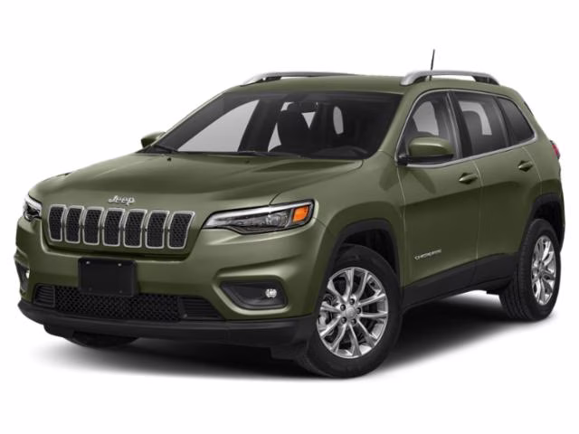 2019 Olive Green Pearlcoat Jeep Cherokee Latitude FWD SUV