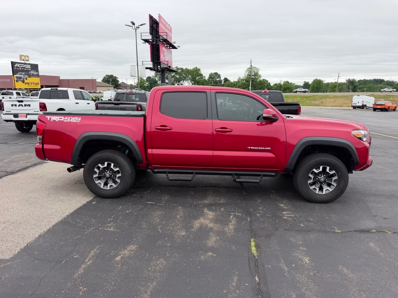 2017 Barcelona Red Metallic Toyota Tacoma TRD Off-Road V6 4X4 Truck