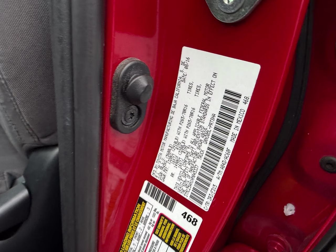 2017 Barcelona Red Metallic Toyota Tacoma TRD Off-Road V6 4X4 Truck
