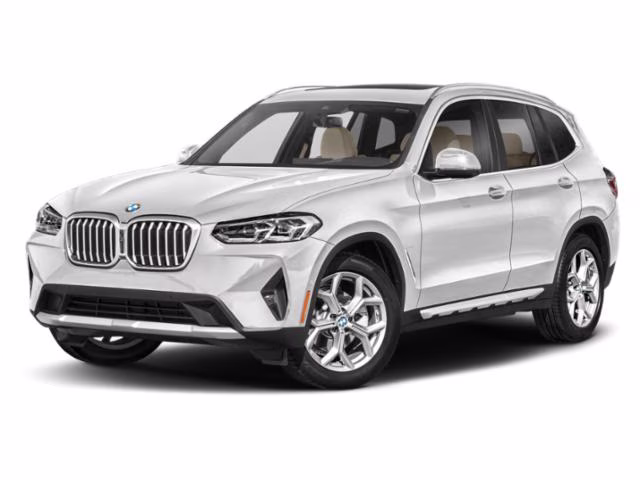 2024 White Metallic BMW X3 xDrive30i AWD SUV
