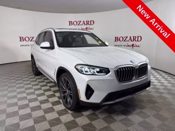 2024 White Metallic BMW X3 xDrive30i AWD SUV