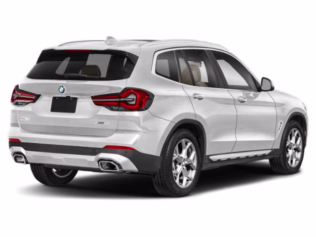 2024 White Metallic BMW X3 xDrive30i AWD SUV