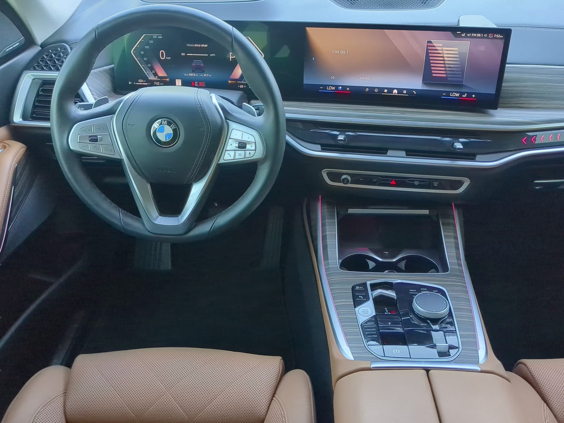 2025 Black Sapphire Metallic BMW X7 xDrive40i AWD SUV