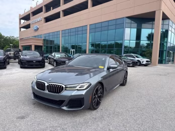 2021 Bluestone Metallic BMW 5 Series 530i RWD Sedan