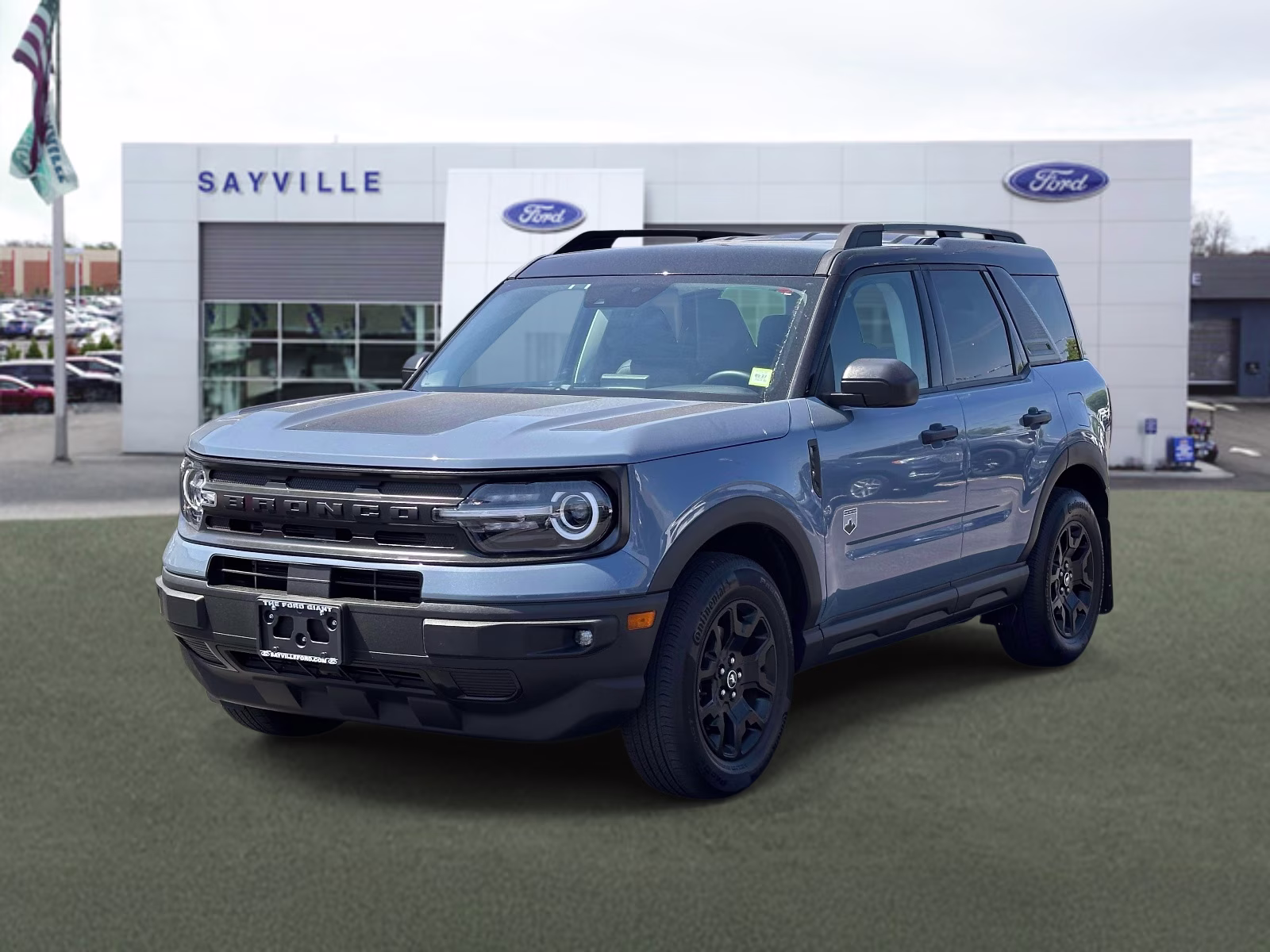 2024 Azure Gray Metallic Tri-Coat Ford Bronco Sport Big Bend 4x4 4X4 SUV