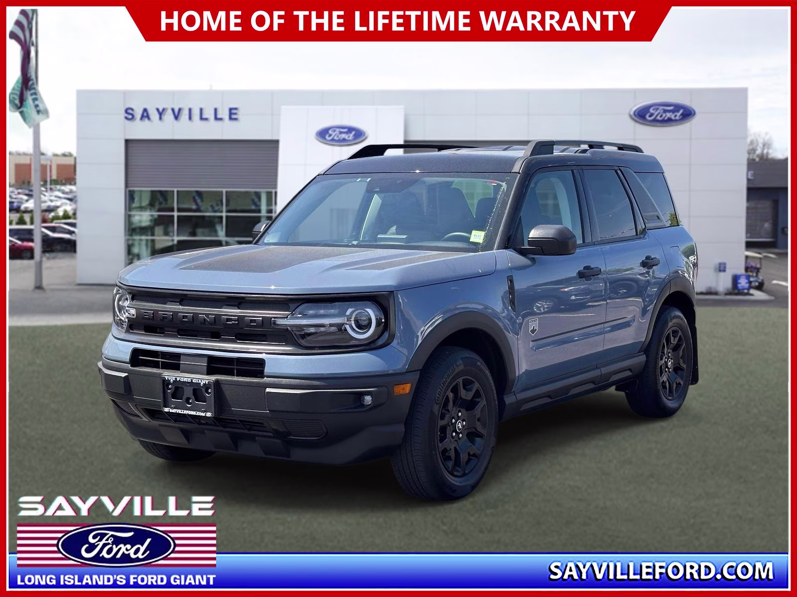 2024 Azure Gray Metallic Tri-Coat Ford Bronco Sport Big Bend 4x4 4X4 SUV