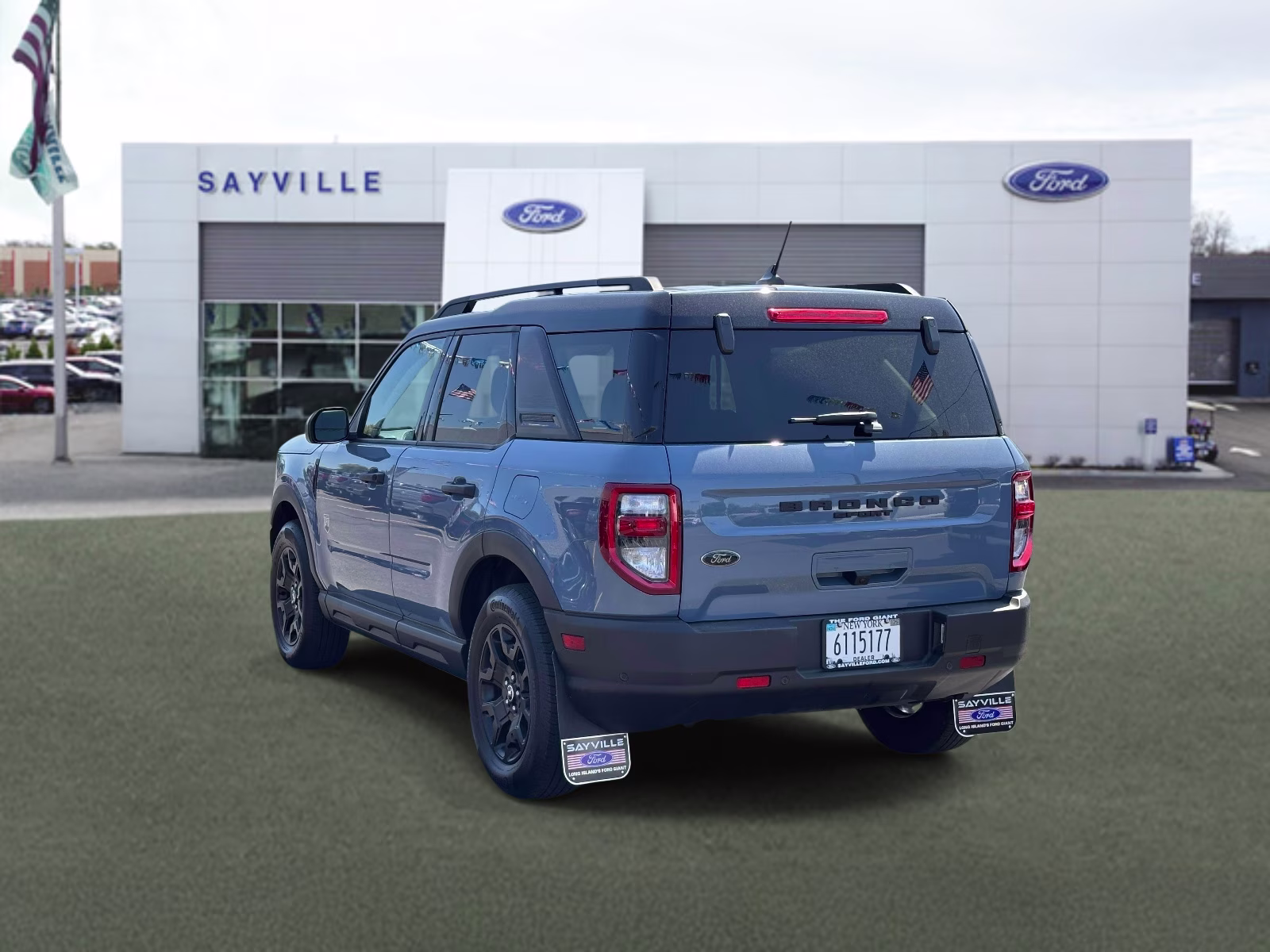 2024 Azure Gray Metallic Tri-Coat Ford Bronco Sport Big Bend 4x4 4X4 SUV