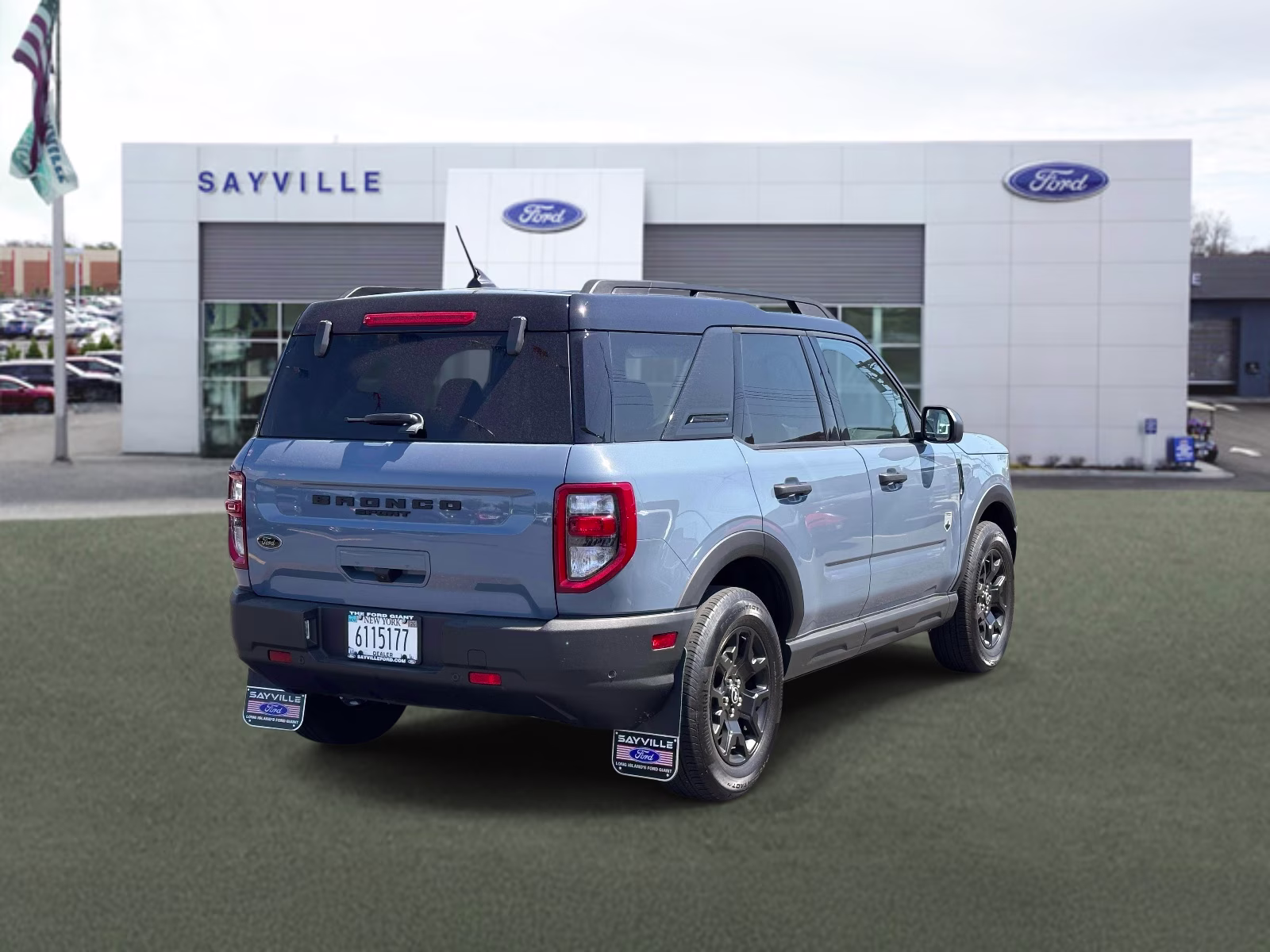 2024 Azure Gray Metallic Tri-Coat Ford Bronco Sport Big Bend 4x4 4X4 SUV
