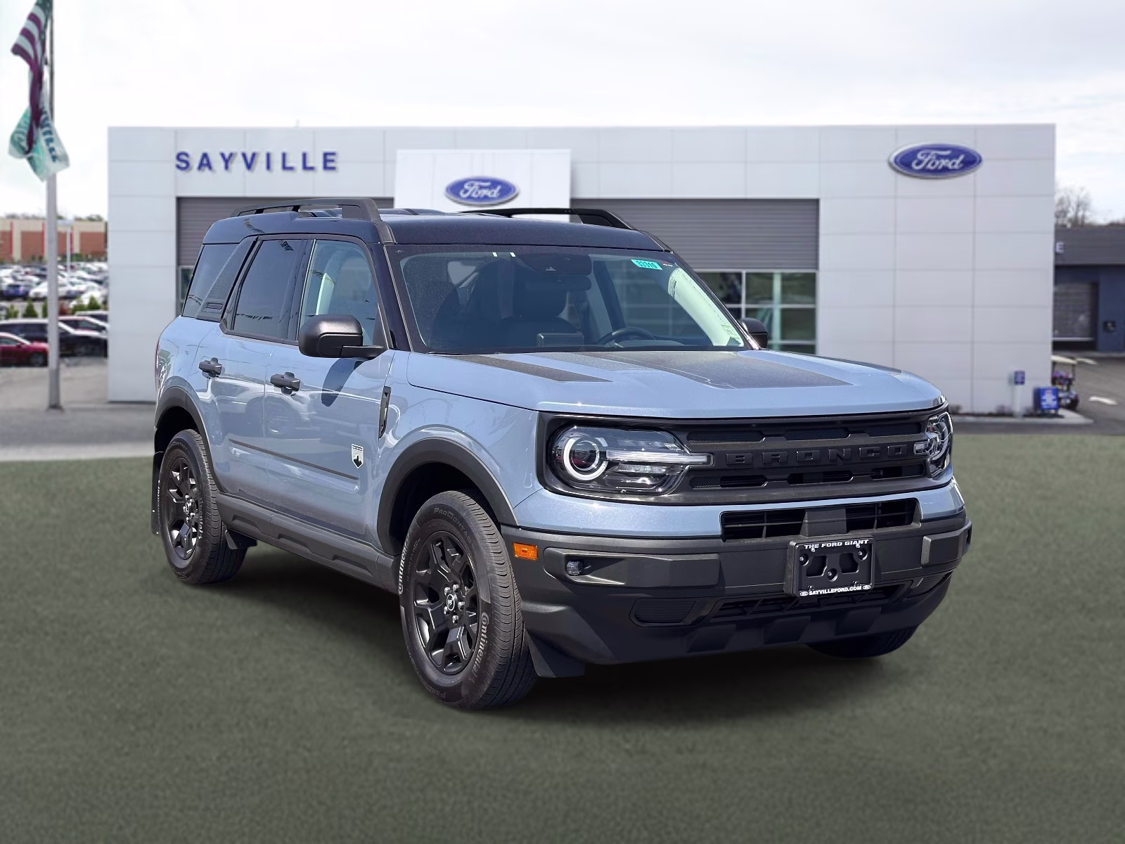 2024 Azure Gray Metallic Tri-Coat Ford Bronco Sport Big Bend 4x4 4X4 SUV