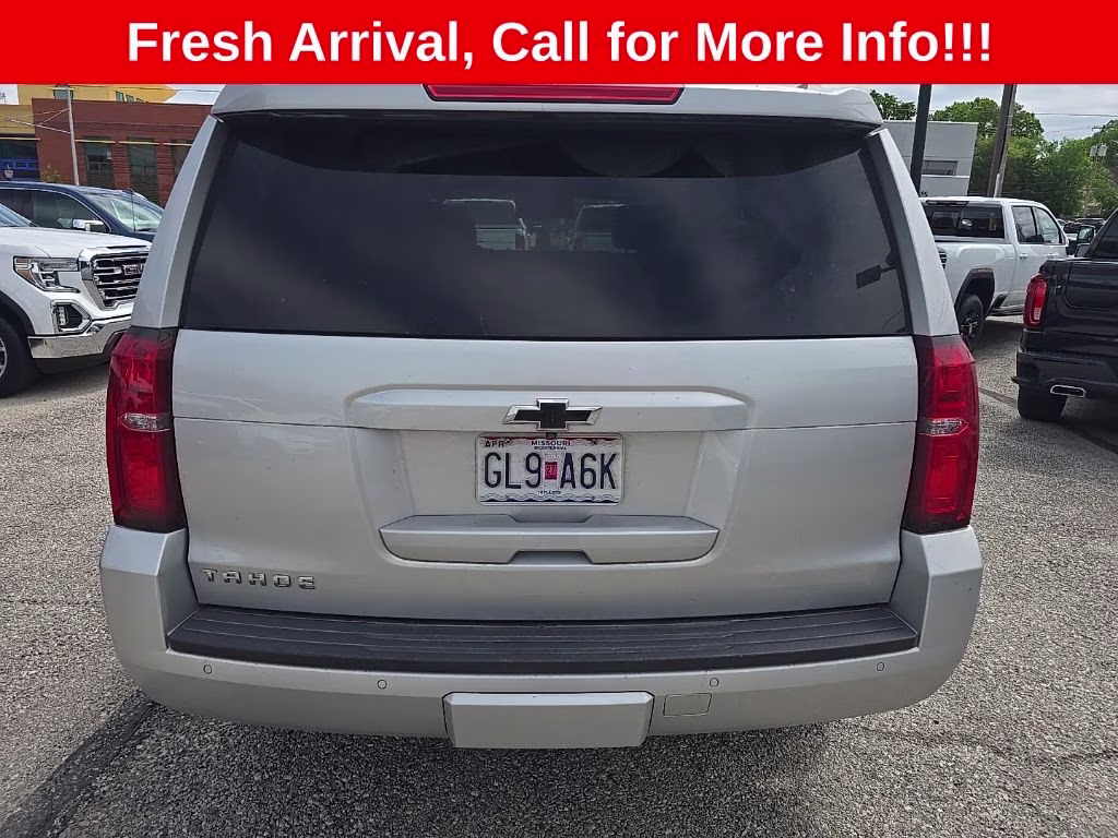 2016 Silver Ice Metallic Chevrolet Tahoe LT 4X4 SUV