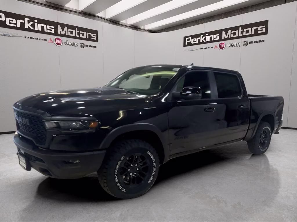 2026 Diamond Black Crystal Pearlcoat Ram 1500 Rebel 4X4 Truck