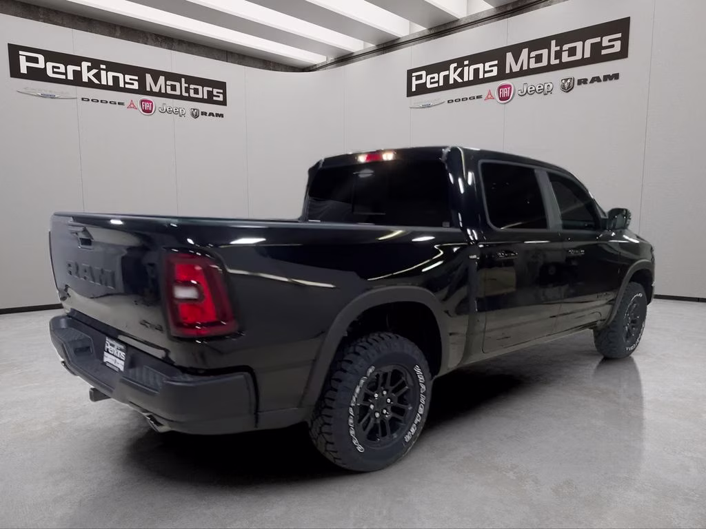 2026 Diamond Black Crystal Pearlcoat Ram 1500 Rebel 4X4 Truck