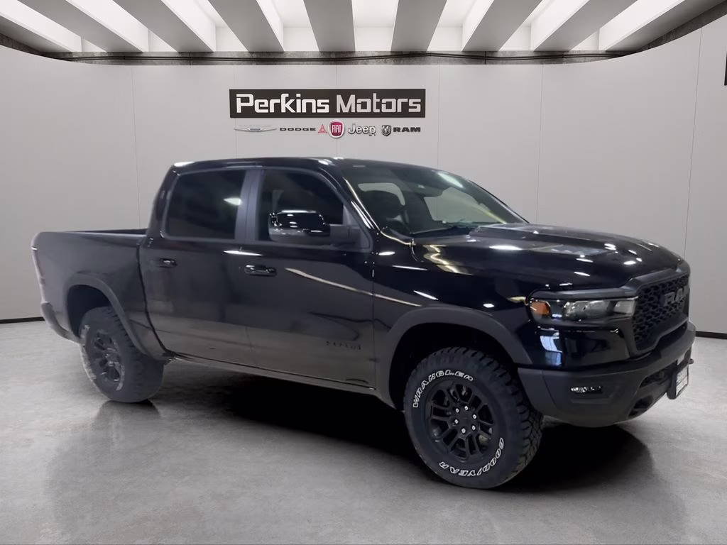 2026 Diamond Black Crystal Pearlcoat Ram 1500 Rebel 4X4 Truck