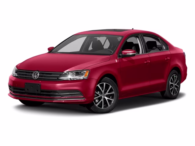 2017 Red Volkswagen Jetta 1.4T SE FWD Sedan